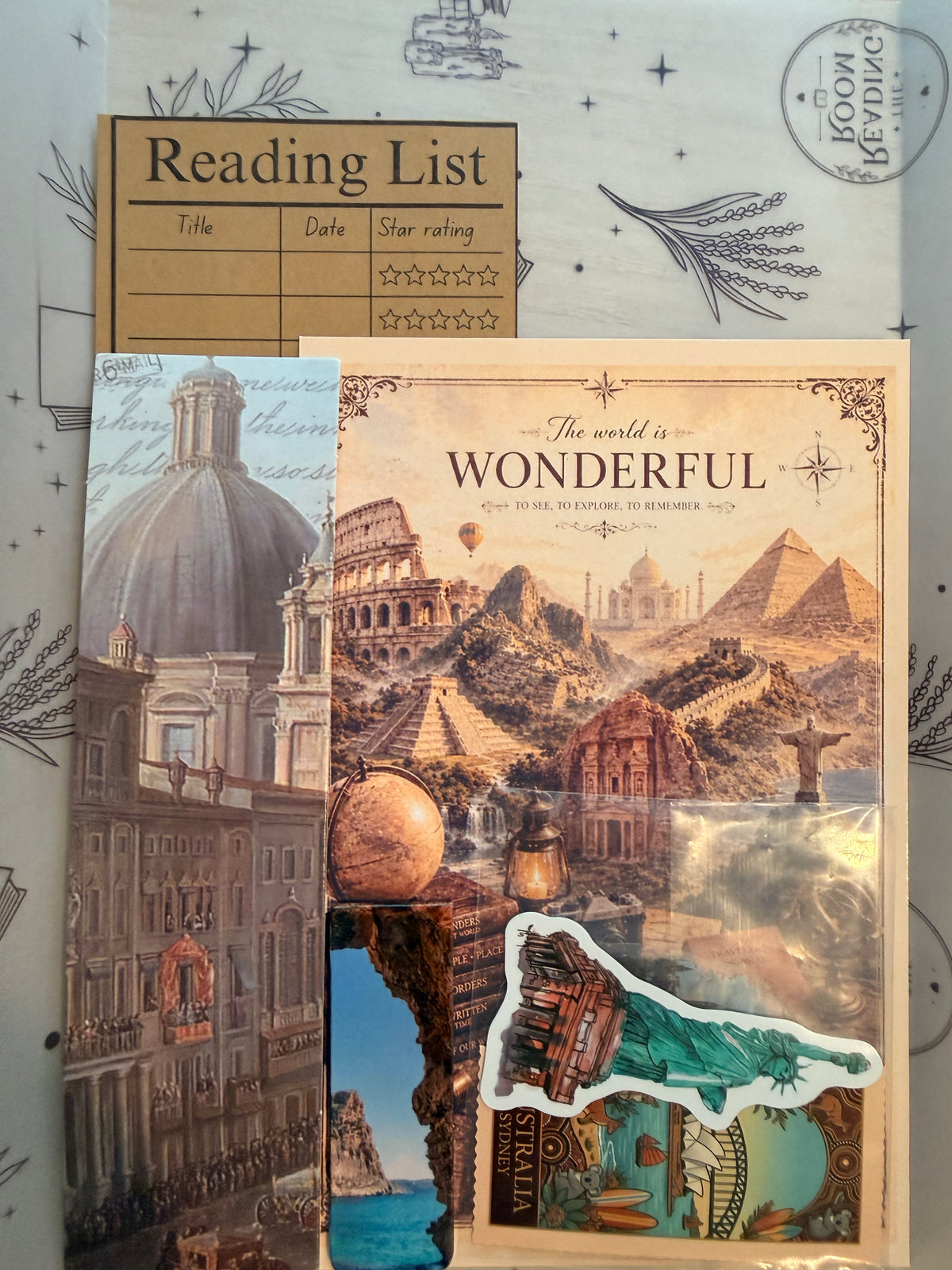 Wonders of the World Happy Mail