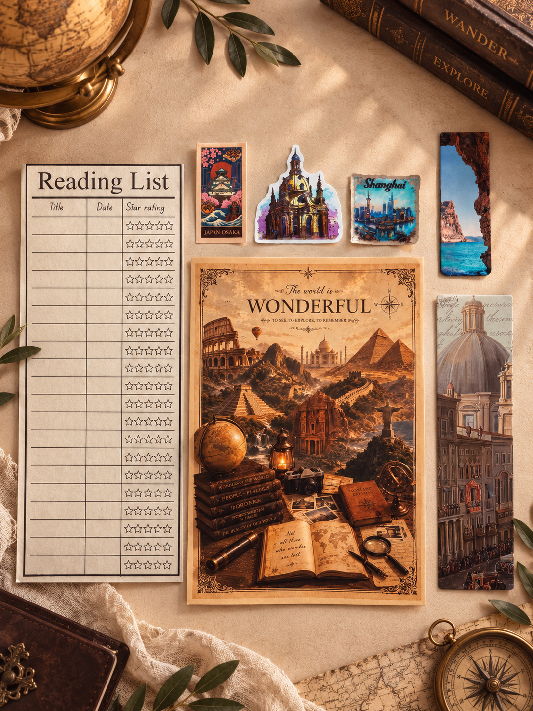 Wonders of the World Happy Mail