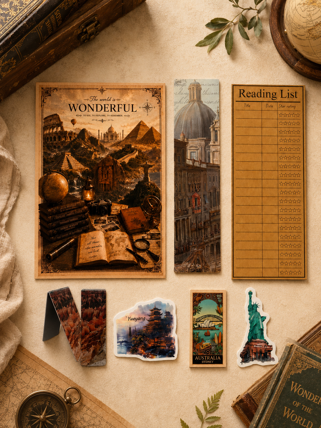 Wonders of the World Happy Mail